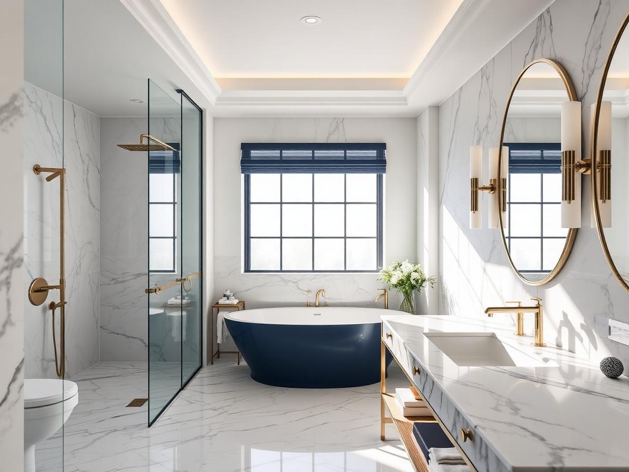 Modern bathroom installation