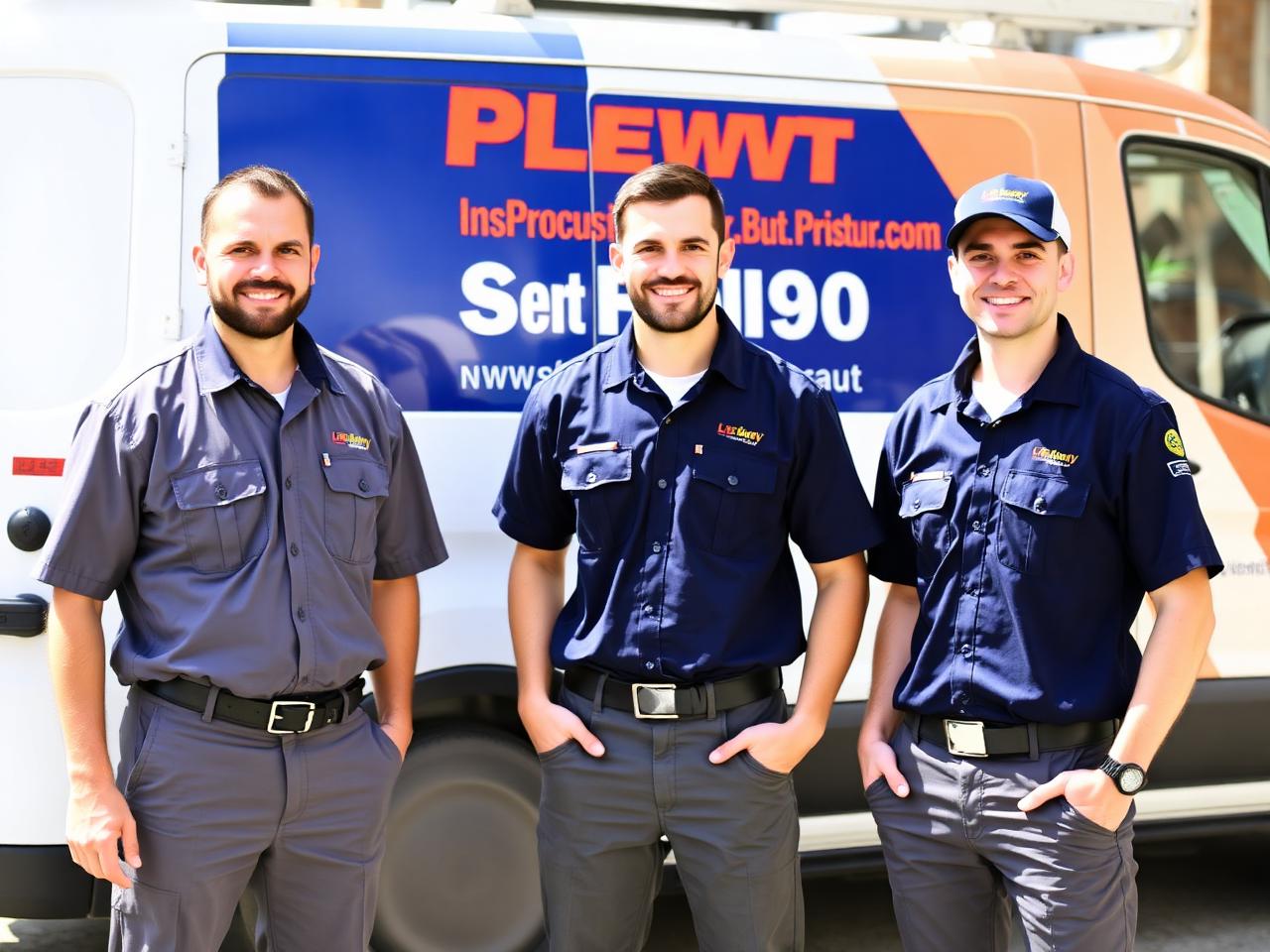 The AquaLux plumbing team